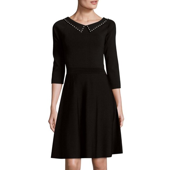 Sandro F/W 2019 Rocket Embellished Collared Dress ASO Anastasia Steele - Picture 3 of 14